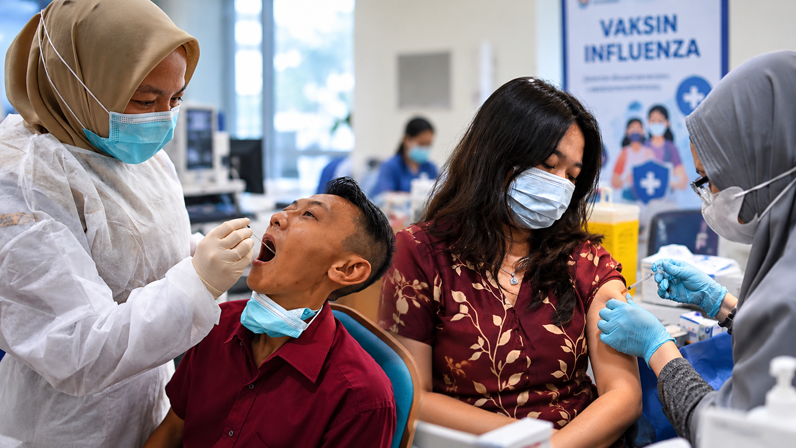 Aktivitas Influenza Meningkat, 56 Persen Sampel Influenza Positif.