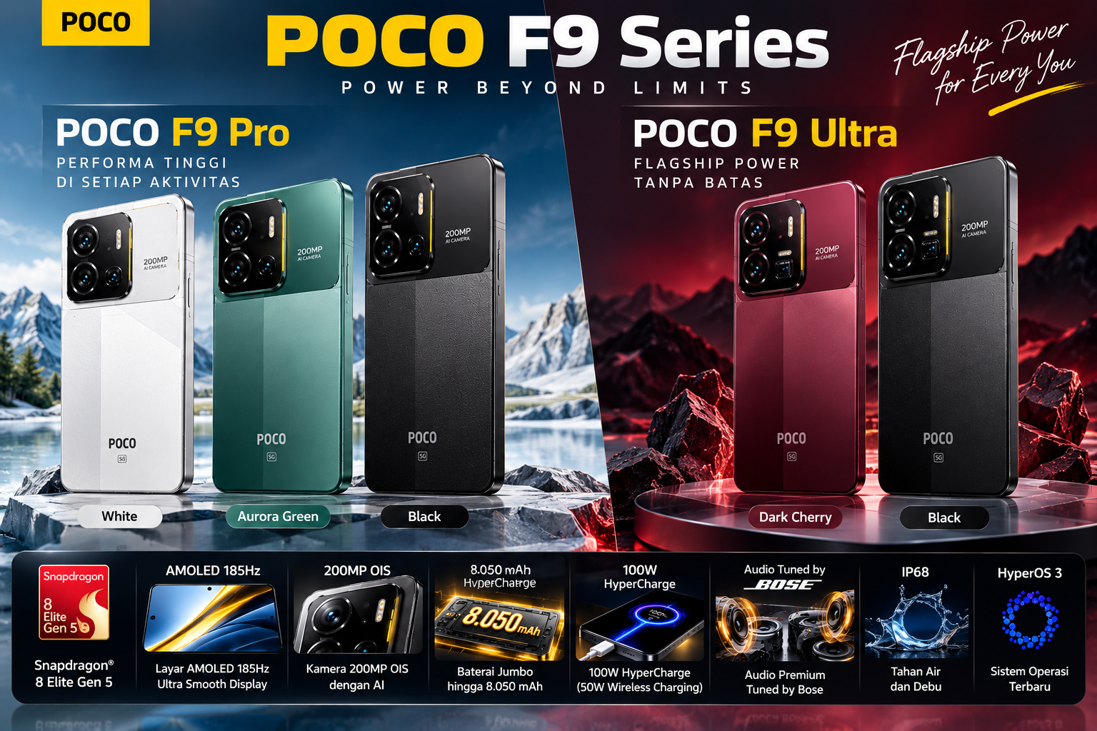 POCO F9 Pro dan F9 Ultra