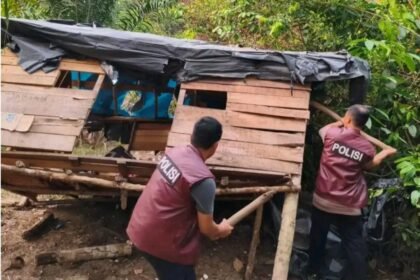 Polisi Bongkar Basecamp Sabu di Musi Rawas
