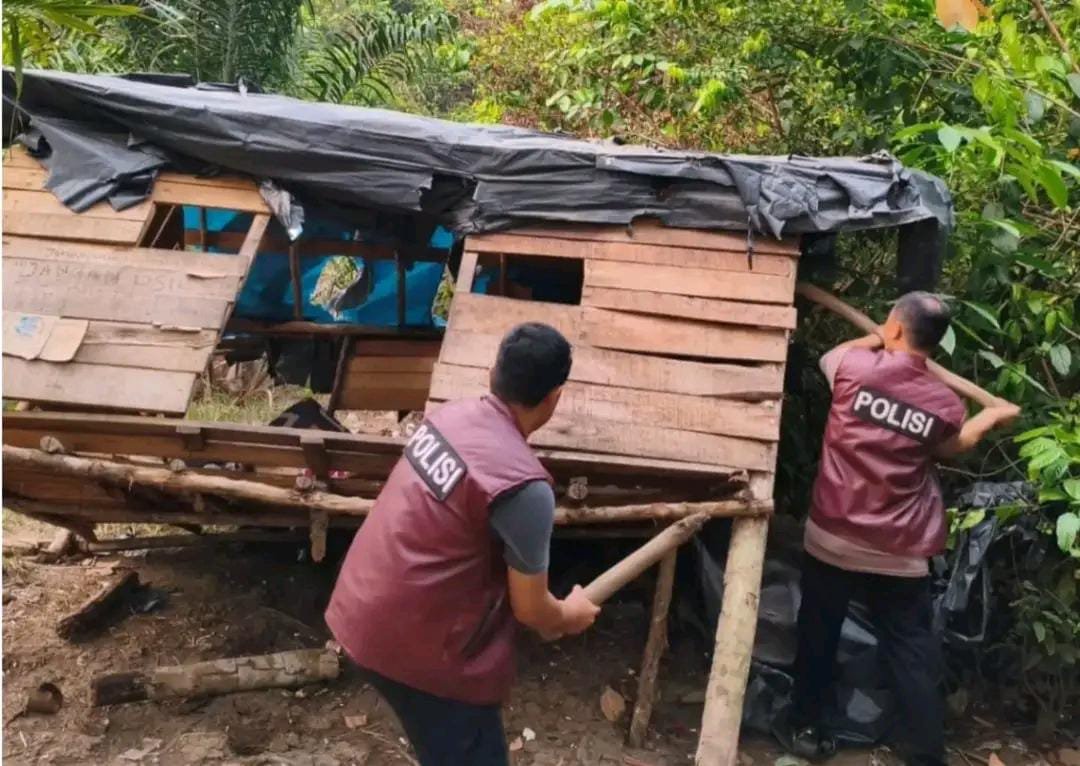 Polisi Bongkar Basecamp Sabu di Musi Rawas
