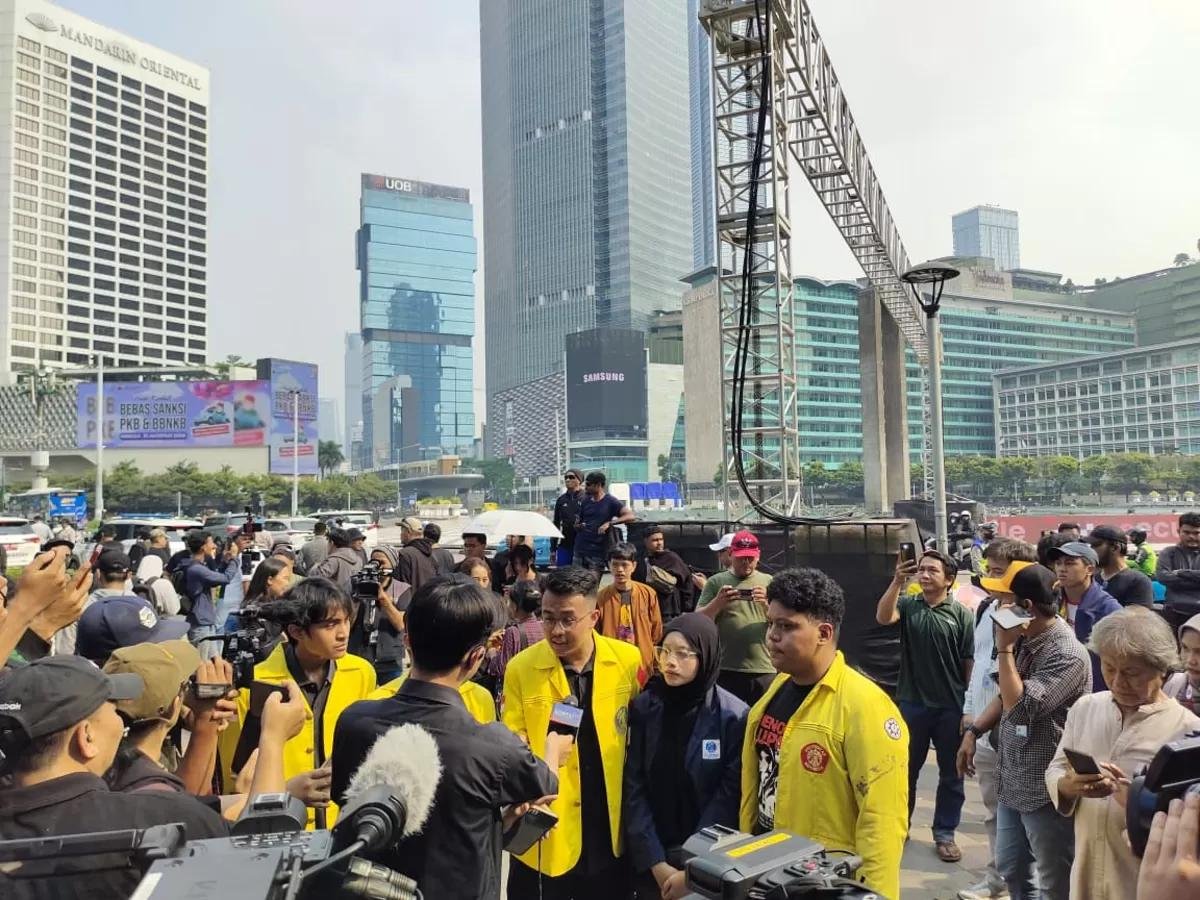 Mahasiswa dan Buruh Gelar Aksi di Jakarta, Ini 5 Tuntutannya