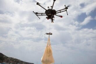 Drone Antar Makanan Mulai Diuji di Bali
