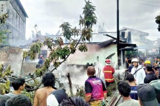 Kebakaran Hebat di Musi Rawas, Empat Rumah Ludes